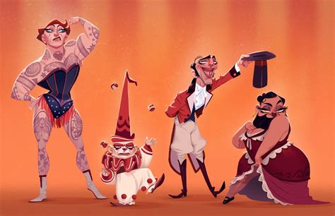 Pin by Ryan Simmons on Character Design | Circus illustration, Circus ...