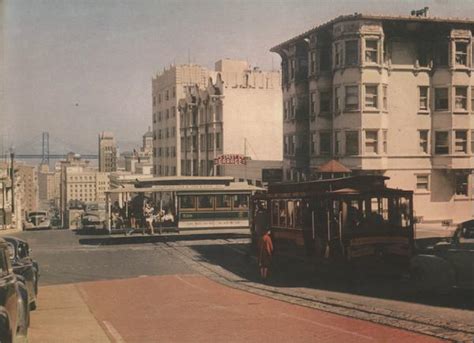 Cable Cars on California Street San Francisco, CA Large Format Postcard