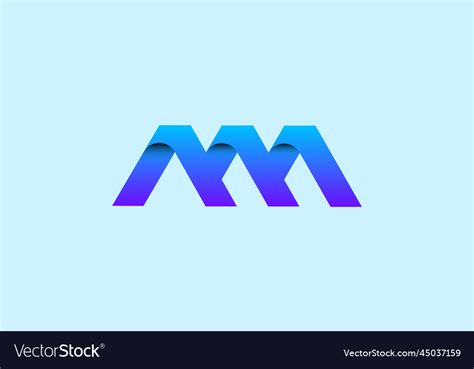 Modern letter logo design Royalty Free Vector Image