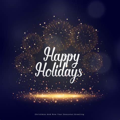 happy holidays seasonal greeting for christmas and new year ...