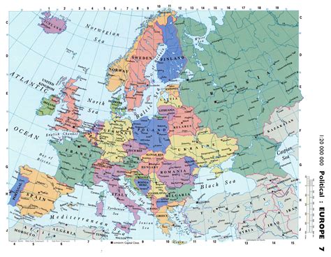 Maps of Europe and European countries | Political maps, Administrative ...