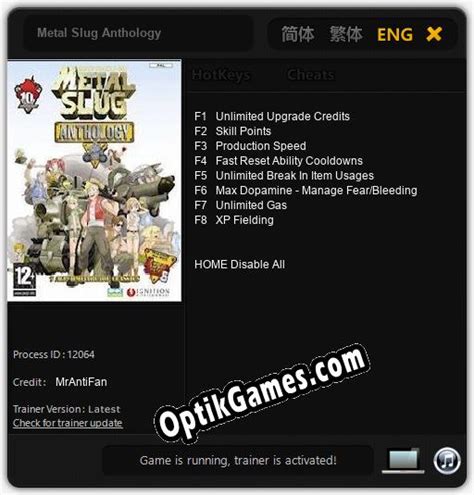 Metal Slug Anthology: Cheats, Trainer +8 MrAntiFan » Downloads from ...