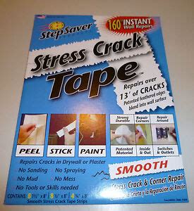 Stress Crack Tape Instantly Repairs Stress Cracks IN Plaster Drywall ...