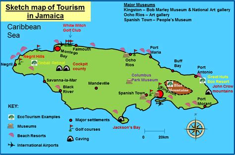 Tourism in the Tropics | Jamaica map, Attractions in jamaica, Jamaica ...