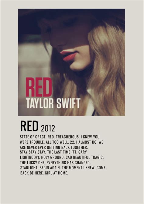 Taylor Swift Album Red