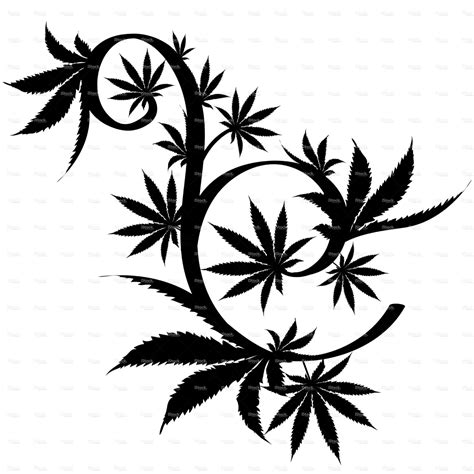 Weed Plant Drawing at GetDrawings | Free download