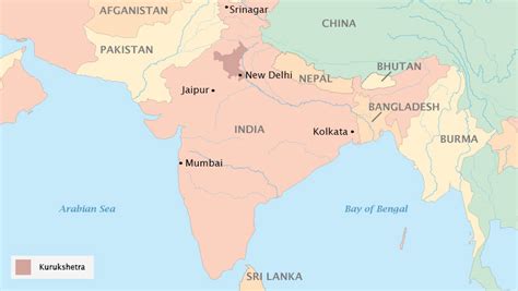 The Bhagavad Gita - Map & Timeline - Annenberg Learner