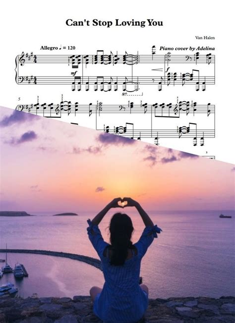 "Can't Stop Loving You" - Van Halen - Piano Sheet Music