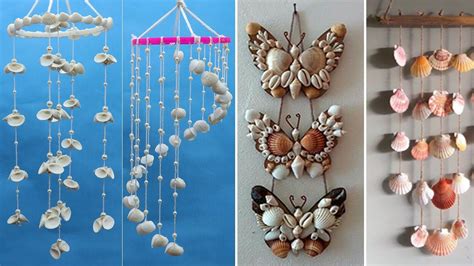 10 Seashell wall hanging craft ideas | Home decorating ideas handamde ...