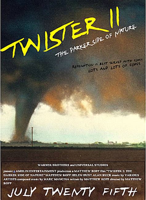 Twister 2 movie poster by mattropp44 on DeviantArt