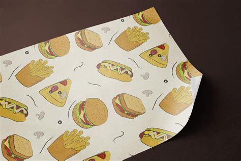 Custom burger wrapping paper - Imprimerie Avantage