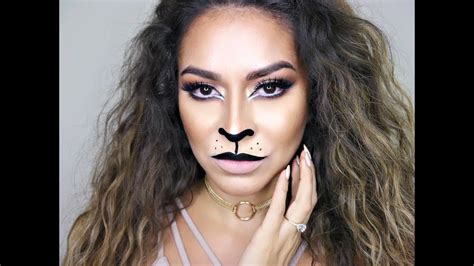 Sexy Lion Makeup Tutorial | Cat Halloween Makeup Tutorial - YouTube