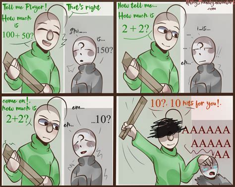 Baldi's basics, baldi-player (mini comic XD). by KathyShadely on DeviantArt