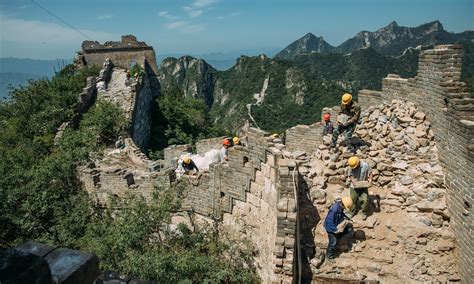 Restoring the Jiankou section of Great Wall to retain its glory ...