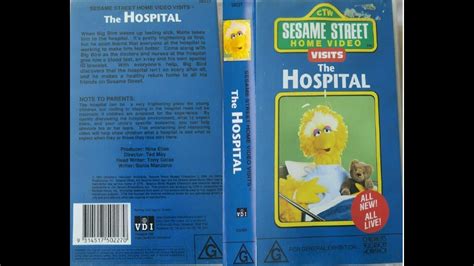 Sesame Street Home Video Visits The Hospital Australian VHS - YouTube