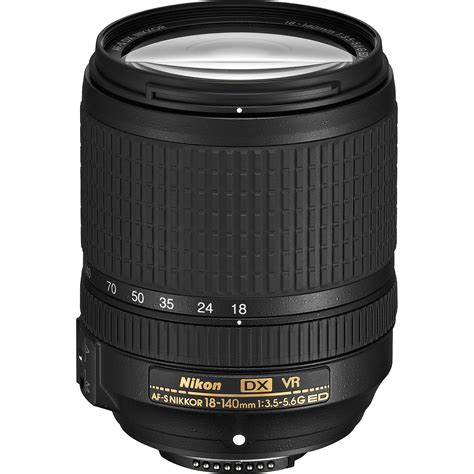 Nikon AF-S DX NIKKOR 18-140mm f/3.5-5.6G ED VR Lens 2213 B&H