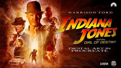 the poster for indiana jones and the dial of destiny