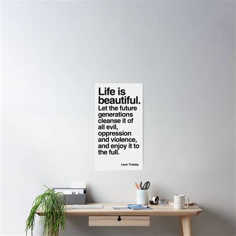 "Life is Beautiful" Poster by alphaville | Redbubble