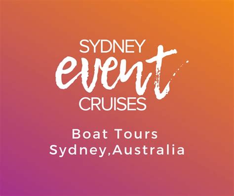 Sydney Event Cruises | Sydney Harbour Boat Tours & Activities