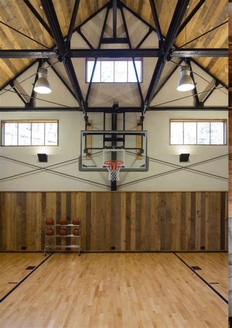 Indoor basketball court | Interior design firms, Indoor basketball ...