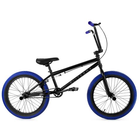 Elite BMX Stealth 20TT BMX Freestyle Bike-Black-Blue — J&R Bicycles, Inc.