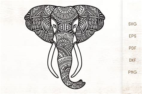 Elephant Zentangle Patterns