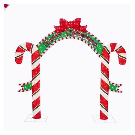 Holiday Living 8' Candy Cane Arch Outdoor Holiday Decoration at Lowes.com