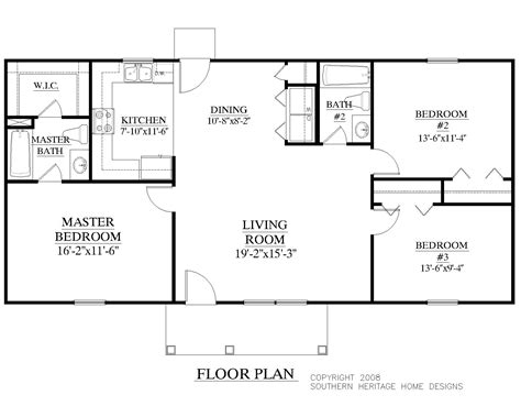 Slab Home Plans Slab On Grade Bungalow House Plans | plougonver.com