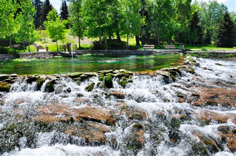 Giant Springs State Park in Great Falls, Montana