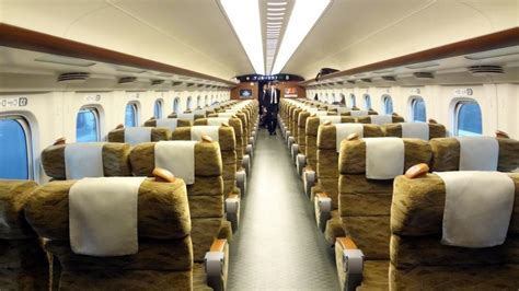 Shinkansen interior photos