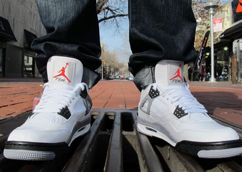 Jordan Cement 4 On Feet Hotsell | bellvalefarms.com