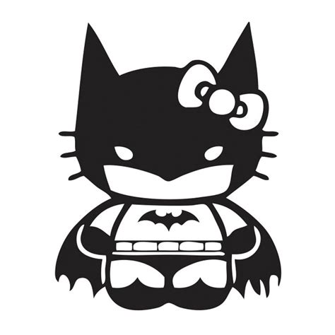 Hello Kitty Meets Batman? | Pumpkin Carving Stencils | POPSUGAR Smart ...