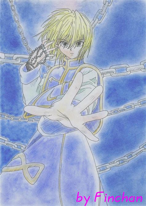 Kurapika with chains by Finchan on DeviantArt