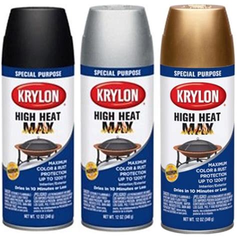 Krylon K01609000 12 oz High Heat Max Spray Paint, Copper - Walmart.com