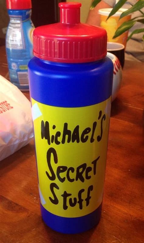 'Michael's Secret Stuff' Water Bottle Christmas *RARE* Michael Jordan ...