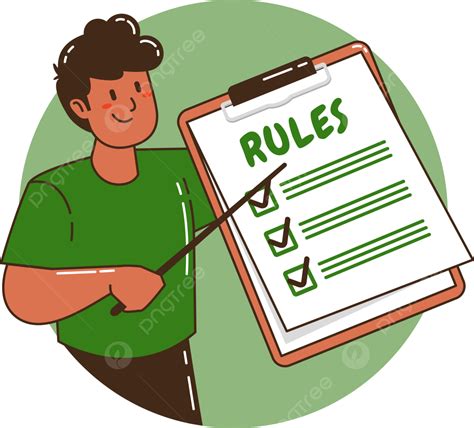 A Man Explains List Of Rule Guidelines, Rule, Checklist, Policy PNG and ...