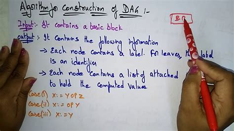 Directed Acyclic Graph (DAG) | Algorithm | Compiler Design | Lec-56 ...