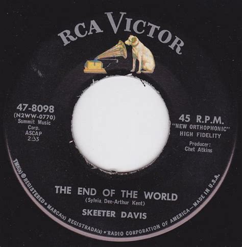 Skeeter Davis - The End Of The World (1962, Vinyl) | Discogs