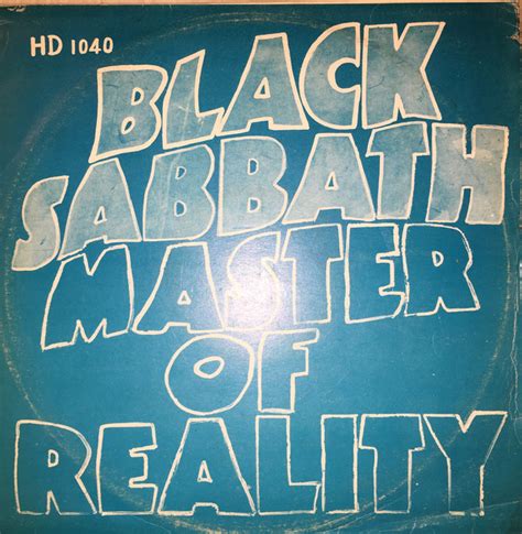 Black Sabbath – Master Of Reality (Vinyl) - Discogs