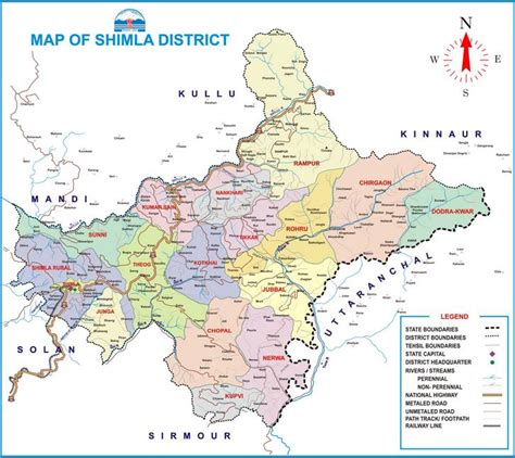 Shimla India Map