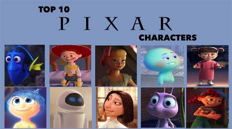 Top 10 Pixar Characters - Female Edition by Ivonalan on DeviantArt