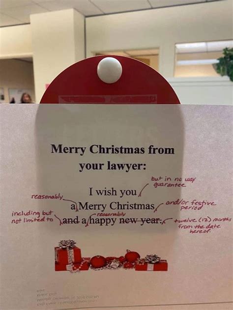 Someone Created This “Merry Christmas From Your Lawyer” Card, And It’s ...