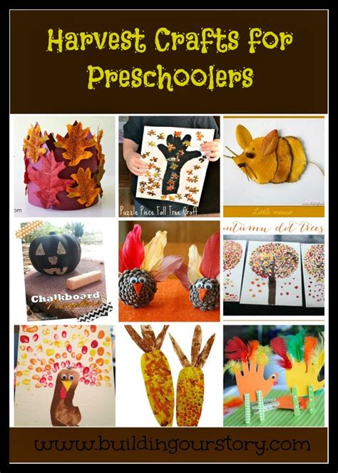 Harvest Crafts for Preschoolers - Building Our Story