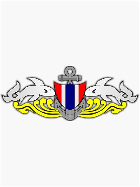 "Royal Thai Navy SEALs - หน่วยทำลายใต้น้ำจู่โจม - UDAU" Sticker for ...