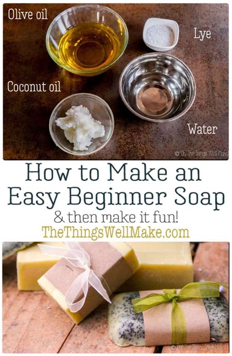 Making an Easy, Basic Beginner Soap, and Then Making it Fun!! - Oh, The ...