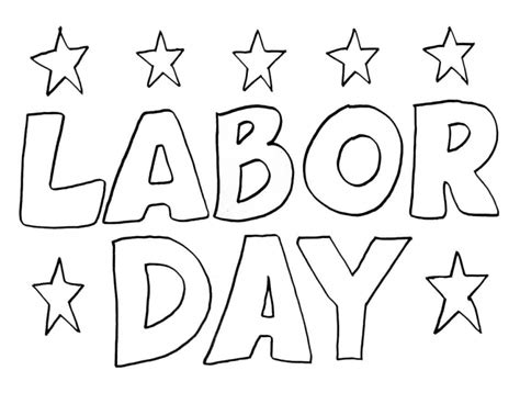 Free Printable Labor Day Coloring Pages