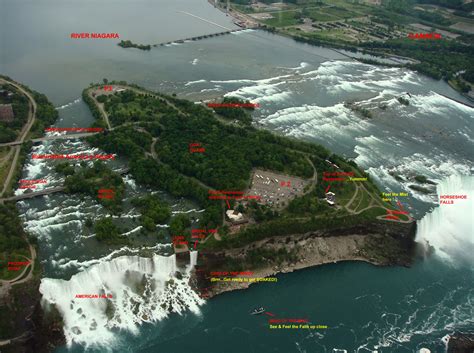 Niagara Falls Map - Niagara Falls New York USA • mappery