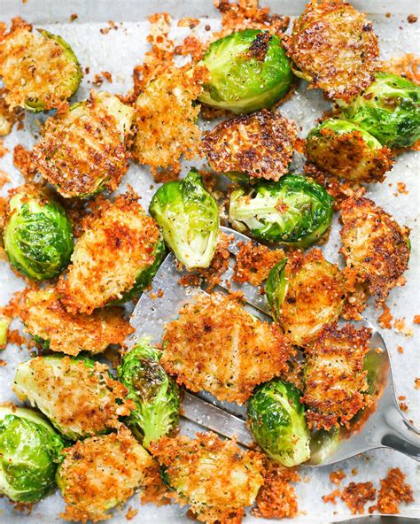 Crispy Parmesan Roasted Brussels Sprouts – Mess in the Kitchen