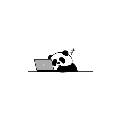 Lazy Panda Wallpaper