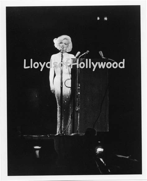 Marilyn Monroe On Stage Singing Happy Birthday To JFK | Etsy